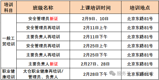 2026年2月培訓(xùn)計(jì)劃，請(qǐng)悉知！(圖1)